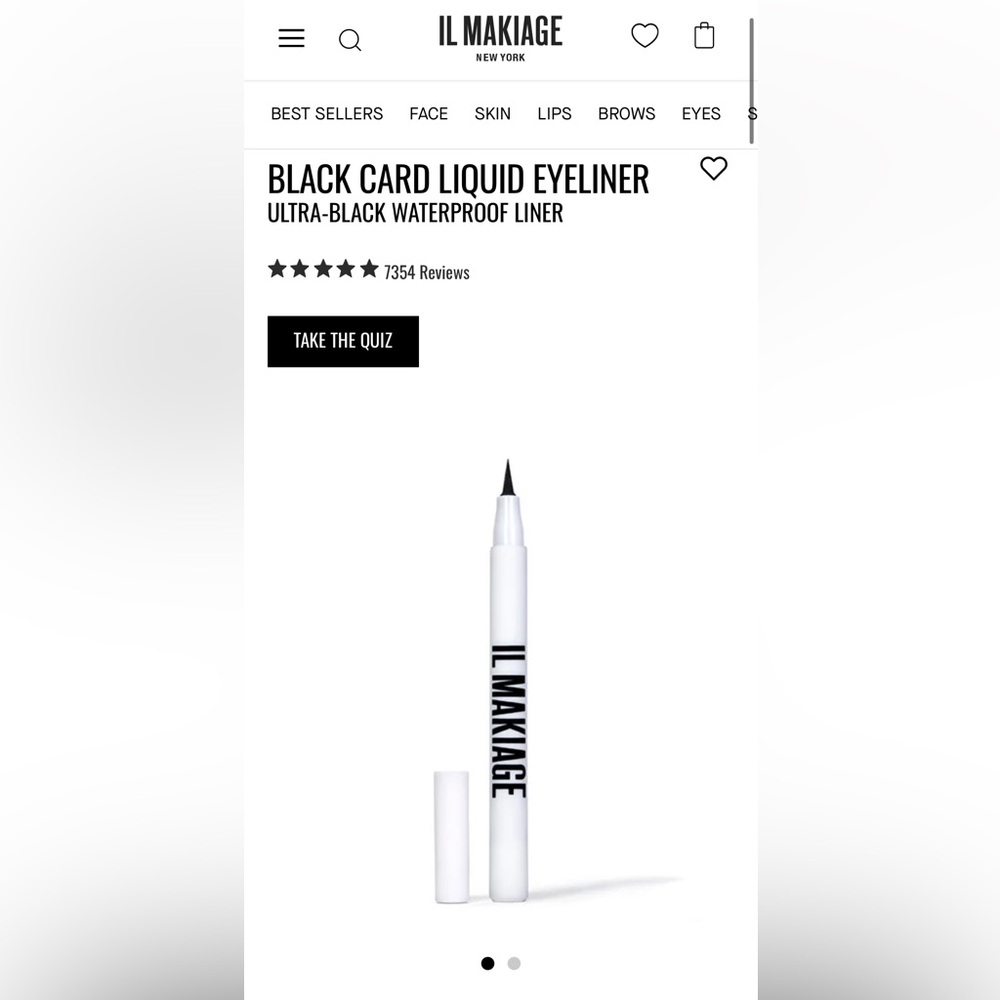 IL MAKIAGE Black Card Waterproof Liquid Eyeliner